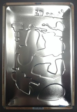 Жестяной постер 20x30см Vespa Parts ретро-подарок