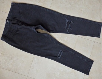 ASOS MATERNITY CIĄŻOWE JEANSY POD BRZUSZEK R. 44