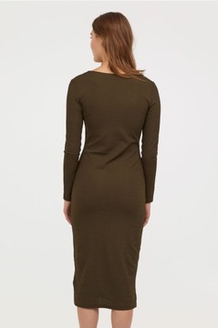 H&M Sukienka z dekoltem w serek rozm. 34,XS