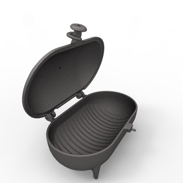 Прочная чугунная форма для запекания TOADER.