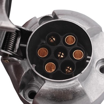 ЭЛЕКТРИЧЕСКАЯ РОЗЕТКА 7-КОНТАКТНАЯ 12В АЛЮМИНИЕВАЯ GE7A