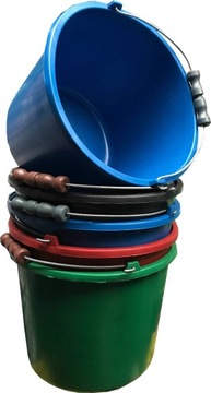 WIADRO GOSPODARCZE, PLASTIKOWE 5L z uchwytem