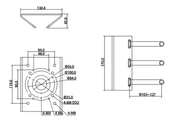 ДЕРЖАТЕЛЬ СТОЙКИ BCS-AS