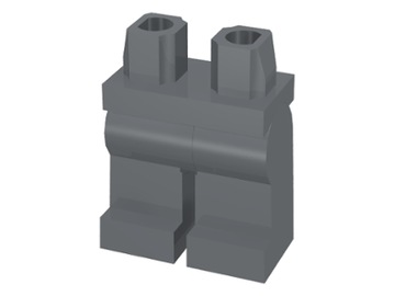 LEGO 970c00 nogi ciemny szary