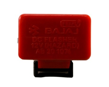 Прерыватель сигнала поворота 12 В 2X10 Вт + 3,4 Вт, разъем BAJAJ, 2 контакта, постоянный ток