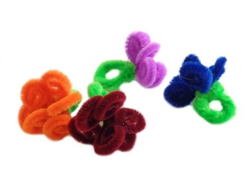 DT006 CREATIVE WIRE оранжевый 30см ЗАЖИМ 15 шт.