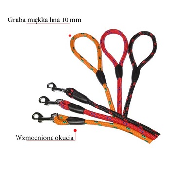 Веревочная привязь для лошади. Мягкая веревка 2 метра/10 мм.