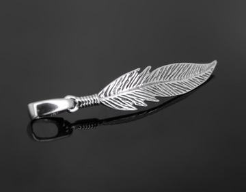 WISIOREK ZAWIESZKA PIÓRO PIÓRKO Z PIÓREM SREBRO925