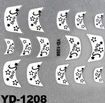 NAKLEJKI DO FRENCH MANICURE SAMOPRZYLEPNE RÓŻNE