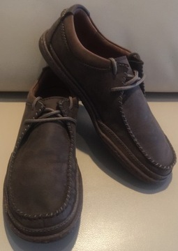 CLARKS Buty męskie mokasyny skóra roz. 39,5