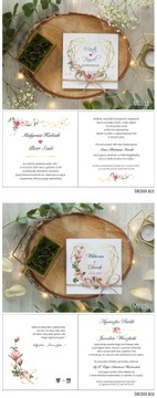 Приглашения на гражданскую свадьбу в геометрическом стиле бохо!