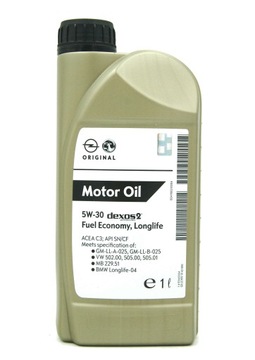 GM OLEJ OPEL 5W30 DEXOS2 5W-30 1L