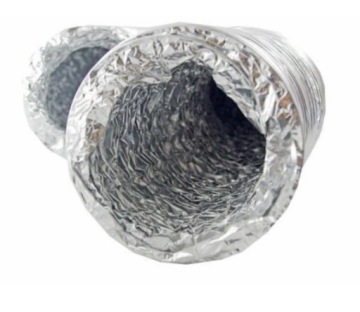 Гибкий алюминиевый вентиляционный канал 100-10 м.