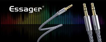 Кабель AUX AUDIO MINI JACK 3,5 Стереокабель длиной 1,2 м.
