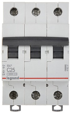 LEGRAND RX3 WYŁĄCZNIK NADPRĄDOWY 3P C25A S303