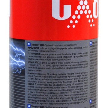 CX80 EASY WELD ANTI-SPATTER ДЛЯ СВАРКИ 500 МЛ БЕЗ СИЛИКОНА