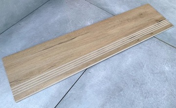 Płytki drewnopodobne na schody, stopnice 120x30