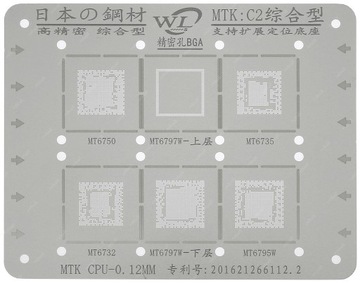 SITO BGAP MATRYCA MTK MT6550 MT6797W MT6735 MTK:C2