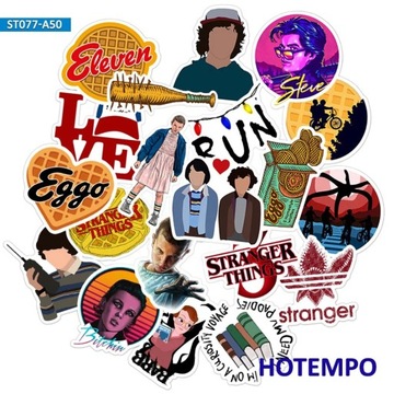 Наклейки серии Stranger Things Eleven RUN 50 шт.
