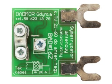 SYMETRYZATOR ANTENOWY TV 21-60 DVB-T2 BADMOR
