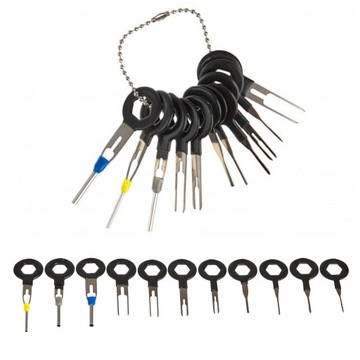KLUCZE WYJMAKI DO PINÓW DEMONTAŻU ZESTAW 11 EL