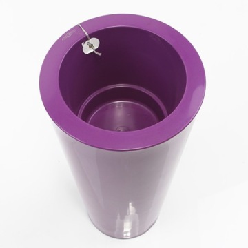 Цветочный горшок ILIA 42/90 см ИТАЛЬЯНСКИЙ высокий белый цветочный горшок