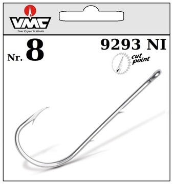 10 x HACZYK VMC 9293 NI Nr.8 FAULTLESS BAITHOLDER