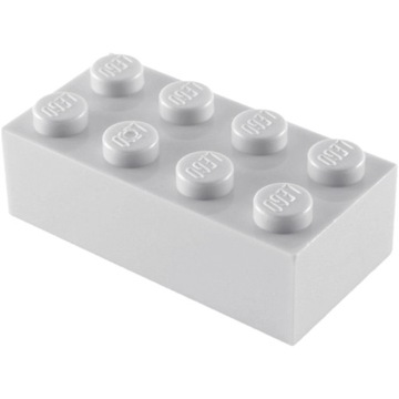 09545 LEGO 3001 4211385 brick 2x4 j.szary LBG 1szt