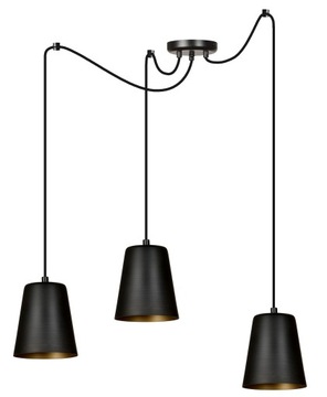 WISZĄCA LAMPA SUFITOWA LINK 3 LED PAJĄK od EMIBIG