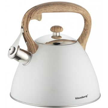 CZAJNIK Z GWIZDKIEM 3L STAL INDUKCJA GAZ KB7264