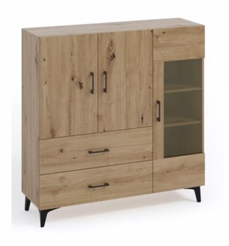 ABS-2 KOMODA ARTISAN OAK DĄB 120 cm skandynawska