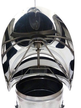 Кожух дымохода DRAGON fi150, вдвинутый и открытый