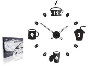 КУХНЯ! НАКЛЕЙНЫЕ ЧАСЫ НА СТЕНУ КОФЕ ДЛЯ КУХНИ