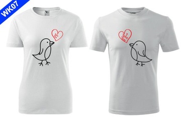 ФУТБОЛКИ ДЛЯ ПАР LOVE LOVE НА ДЕНЬ СВЯТОГО ВАЛЕНТИНА