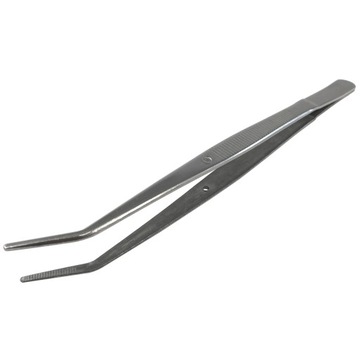 Pęseta pinceta wygięta do nawlekania nici - 15,5cm