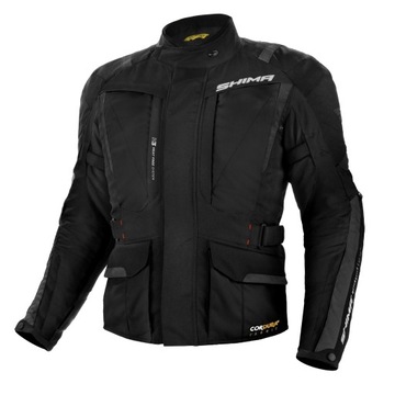 SHIMA Hero черная мотоциклетная куртка r S
