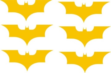 Batman Naklejki Nietoperze 402-5 P RÓŻNE KOLORY