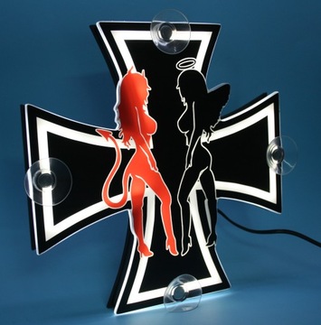 Световой крестовый знак 434_Wiking LOGO TIR