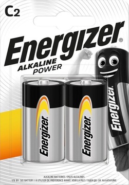 2 батарейки ENERGIZER AlkalinePower C LR14 1,5 В
