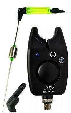 SYGNALIZATOR WĘDKARSKI WODOODPORNY CZUJNIK ALARM DIOD LED+ SWINGER ŚWIETLIK