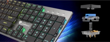 Механическая клавиатура Genesis Thor 420 RGB