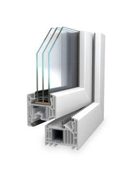 ОКНО ПВХ VEKA SOFTLINE 82мм RU+R 1565 x 1435