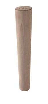 NÓŻKI MEBLOWE DREWNIANE TOCZONE 300MM SUROWE
