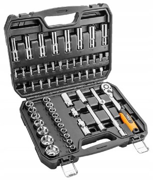 KLUCZE NASADOWE ZESTAW 58 szt. NEO TOOLS 08-663
