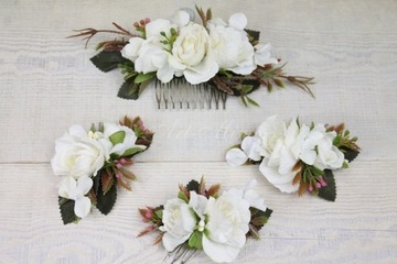 Булавка для пуговиц, пыльная роза, БЕЛЫЙ КРЕМОВЫЙ