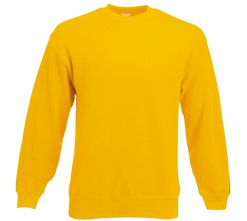 BLUZA FRUIT OF THE LOOM SET IN CLASSIC sunflo. XL