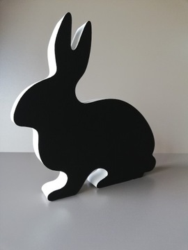 KRÓLICZEK - ZAJĄCZEK ozdoba dekoracja 3D dekor