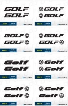 2 наклейки Наклейка VW GOLF PASSAT VR6 R32 GTI HQ