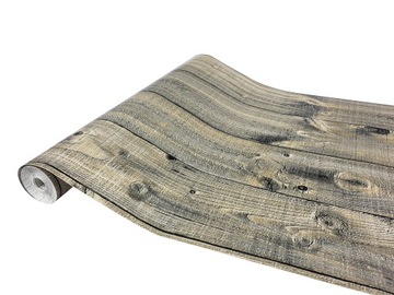Okleina Meblowa Samoprzylepna Folia Imitująca Drewno DESKA Wymiar 90x50cm