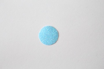 Naprasowanki aplikacje niebieski fluo 16mm 10szt